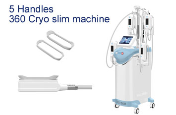 5 handles 360 cryo slim machine